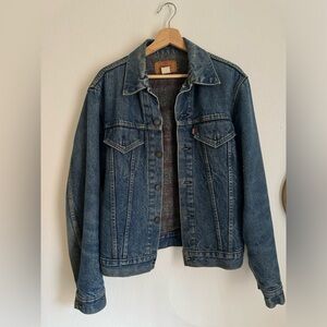 Vintage Levi's Men's Denim Sweater Lined Jacket